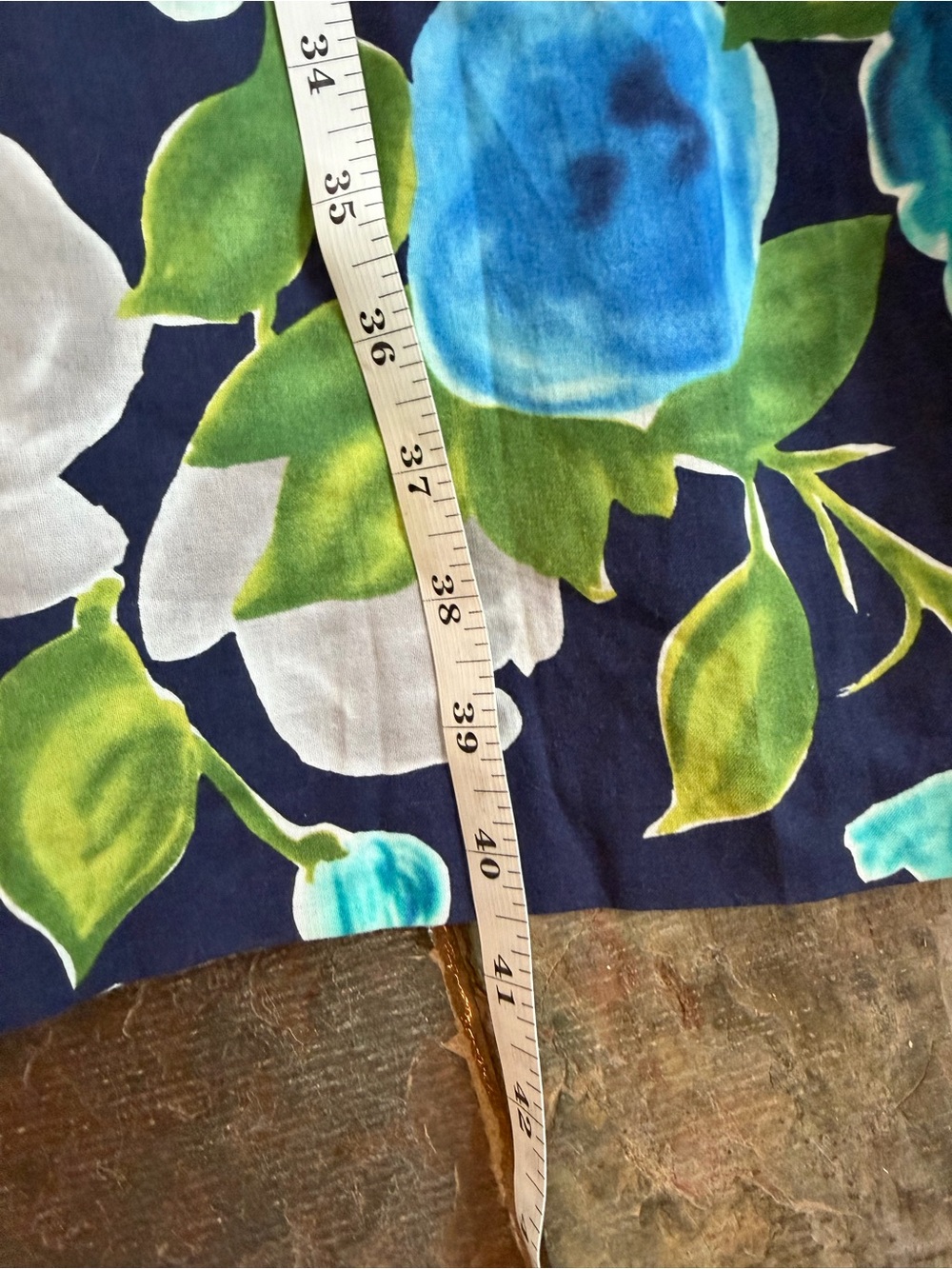 ModCloth Navy and White Striped Dress with Turquoise Lining- L - Picture 5 of 8